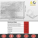 Thumbnail 4 de Radiator Reflector Panels 5m x 60cm radiator foil 🏠