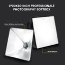 Thumbnail 4 de RALENO Softbox Lighting Kit 50x50cm 50W continuous lights 📷