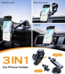 Thumbnail 1 de Rally Racing-Grade 3‑in‑1 Car Phone Holder 88 lb 📱