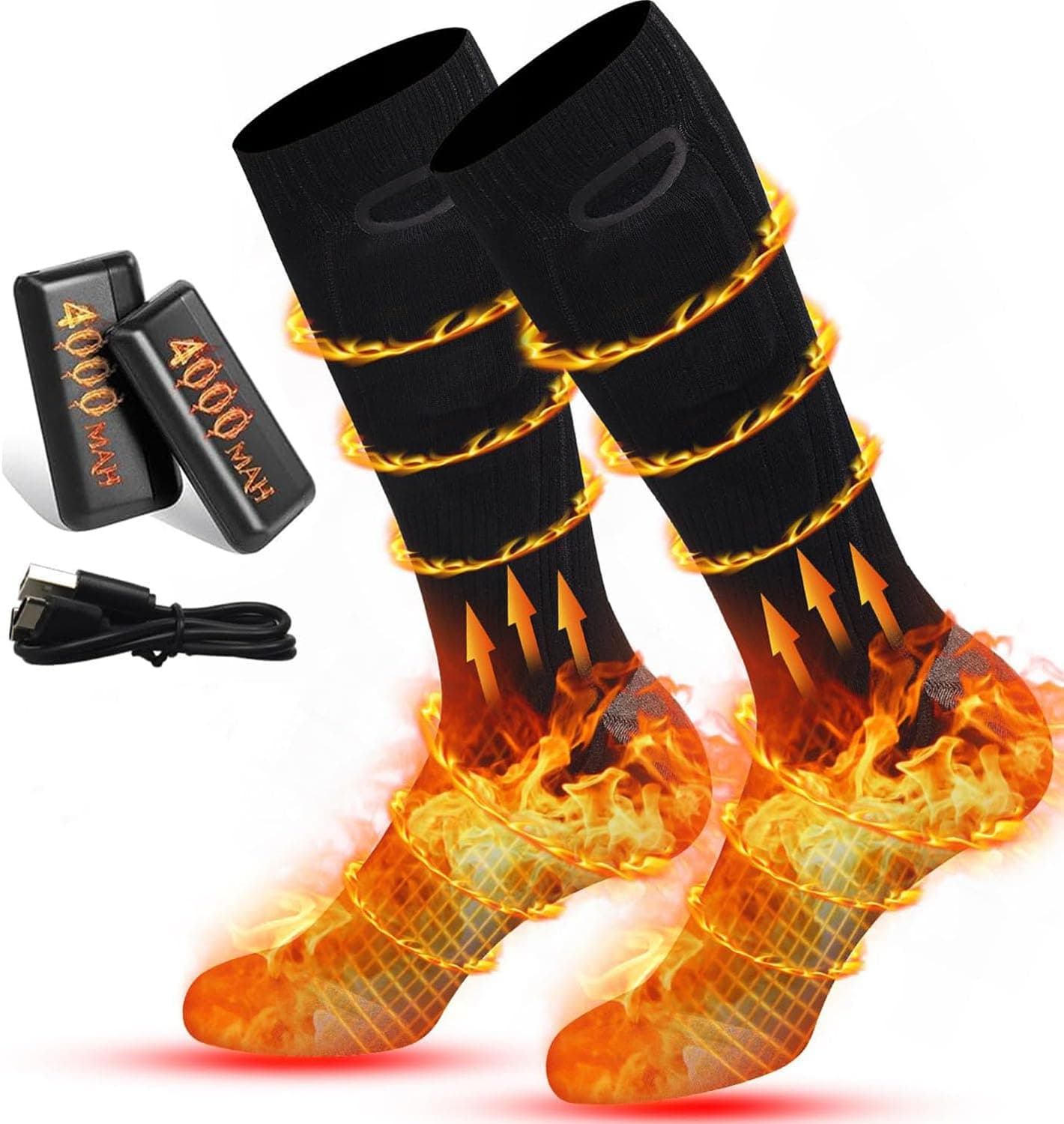 Rasfalo Heated Socks for Men & Women 🧦