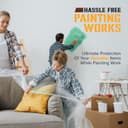 Thumbnail 6 de RAULDE 12x10FT Dust Sheets 6-Pack for Decorating 🧰