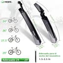 Thumbnail 1 de RBRL Bike Mudguard Set adjustable for 24–29in bikes 🚲