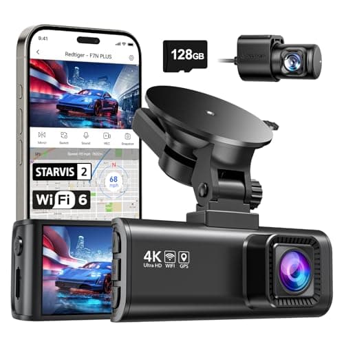 REDTIGER F7NP-4K 4K dash cam with dual sensors 📷