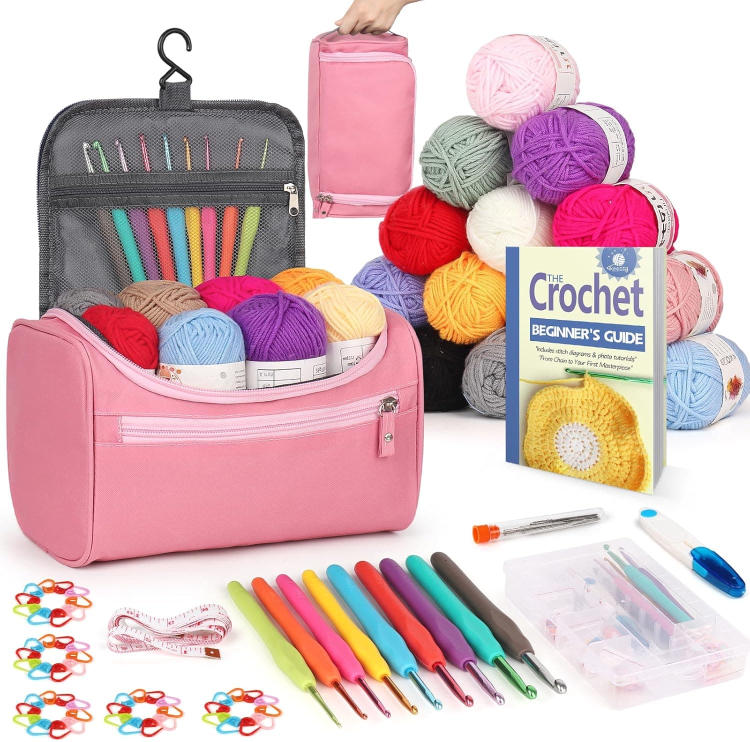 Reessy Crochet Kit 88-piece beginners set 🧶
