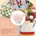 Thumbnail 5 de Reessy Golden Crochet Hooks Set 2.0–6.0mm 🧶