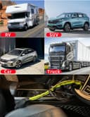 Thumbnail 6 de Reflective Stripe Steering Wheel Lock 3 keys 🔒