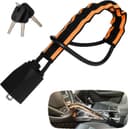 Thumbnail principal de Reflective Stripe Steering Wheel Lock with 3 Keys 🚗