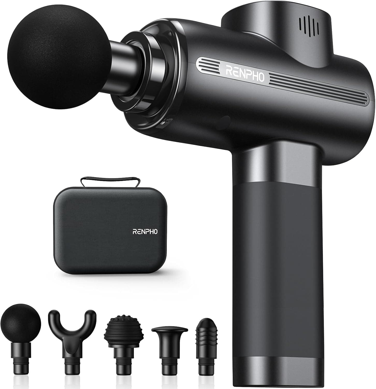 RENPHO Massage Gun 3200 RPM deep tissue massager 🎧