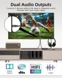 Thumbnail 1 de RIIEYOCA Toslink optical splitter 1.5m cable 🎧