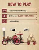 Thumbnail 2 de ROBOTIME Steam Engine 3D wooden train kit 🚂
