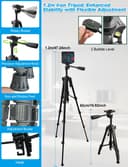 Thumbnail 2 de RockSeed Green Cross Line Laser Level 1.2m Tripod 📷