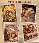 Thumbnail 4 de ROKR LC901C Cuckoo Clock 3D wooden puzzle model 🧩