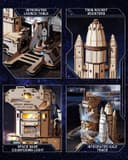 Thumbnail 6 de ROKR LKA02 Space Shuttle 3D Wooden Puzzle 🧩