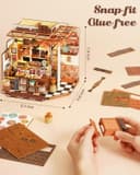 Thumbnail 2 de Rolife Henry's Chocolate Shop 330-piece DIY mini house 📦