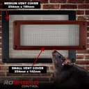 Thumbnail 3 de Roshield Pest Proofing Air Brick Mesh Vent Cover x 4 🪟