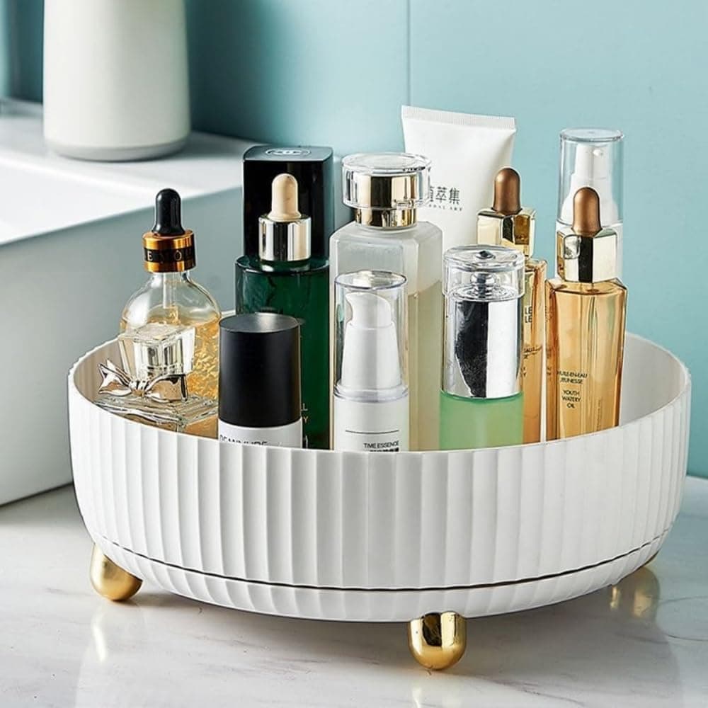 Rotating Makeup Organiser 360° Skincare Tray 💄
