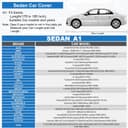 Thumbnail 2 de Sailnovo Sedan Car Cover 178–185 in Waterproof 🚗