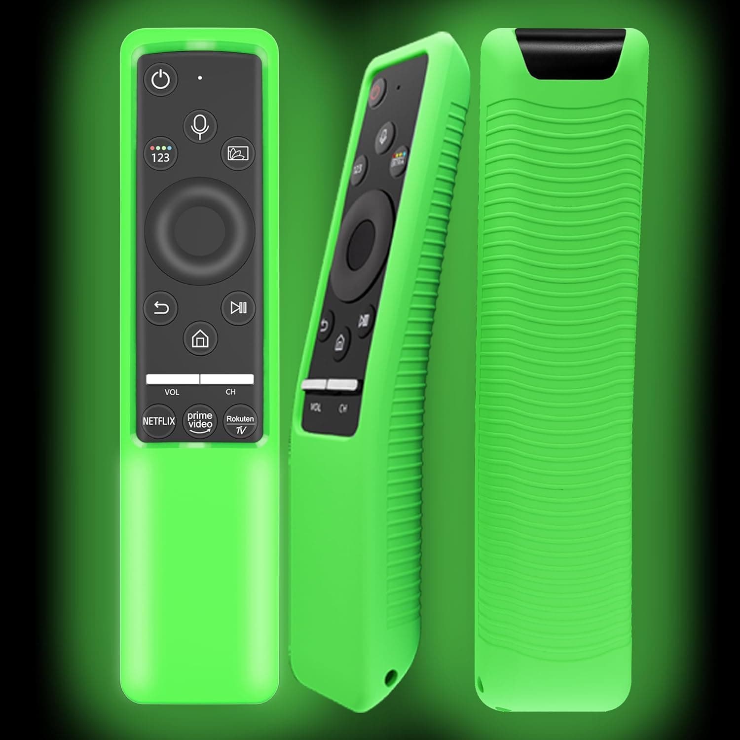 Samsung BN59 silicone remote sleeve Glow Green 🎧