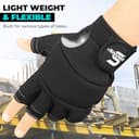 Thumbnail 4 de SAWANS Fingerless Heavy Duty Work Gloves (M) 🧤