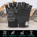Thumbnail 7 de SAWANS Fingerless Heavy Duty Work Gloves (M) 🧤