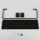 Thumbnail 5 de SAYAYO 38cm Black Tempered Glass Bathroom Shelf 🛁