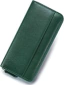 Thumbnail 1 de SCHLATUM RFID blocking leather zip wallet — large capacity 👛