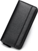 Thumbnail 4 de SCHLATUM RFID blocking leather zip wallet — large capacity 👛