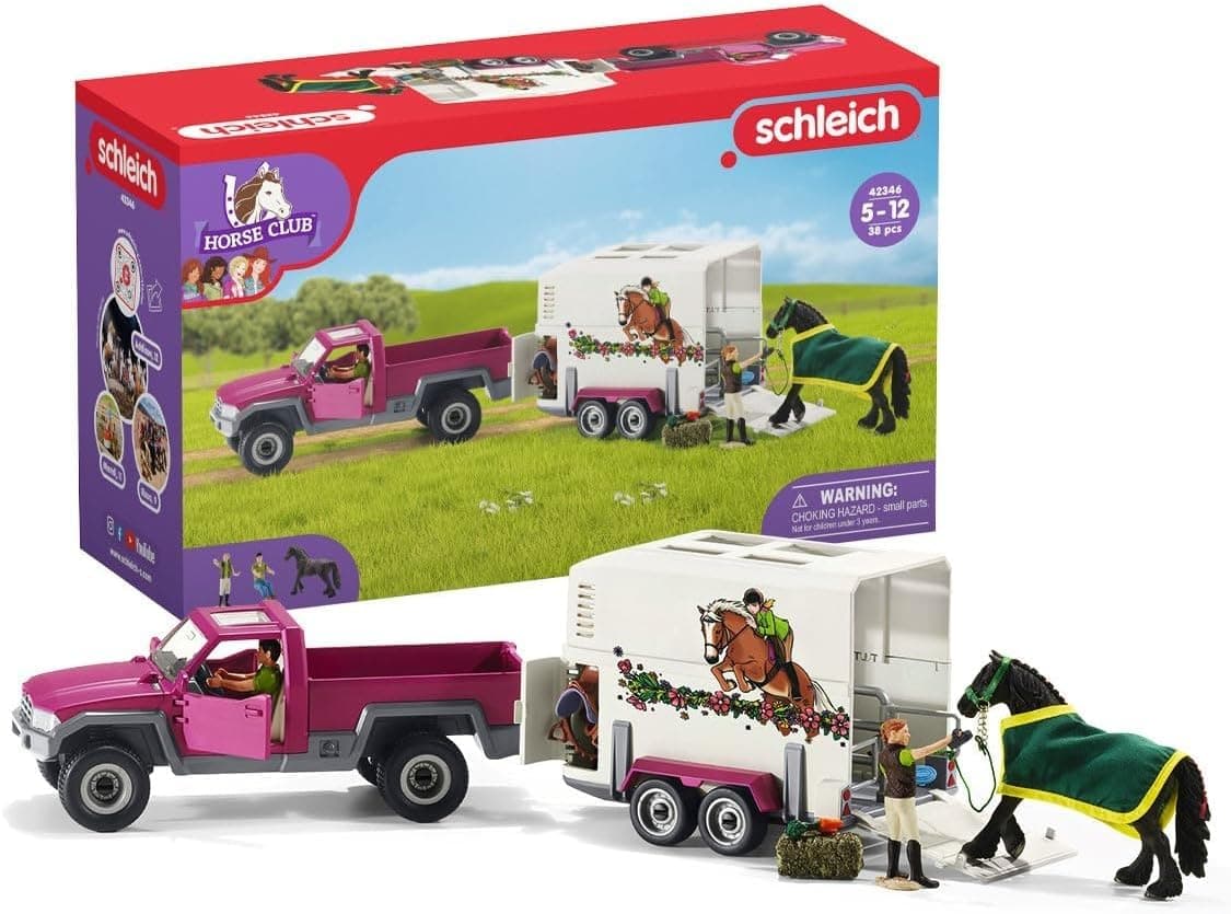 Schleich Horse Club 38PC Trailer Transporter Playset 🧸