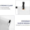 Thumbnail 3 de SEDGEWIN Black White Photography Backdrop 5x6.5ft 📷