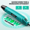 Thumbnail 2 de SEEKONE 350W Mini Heat Gun 260°C/450°C 🔧