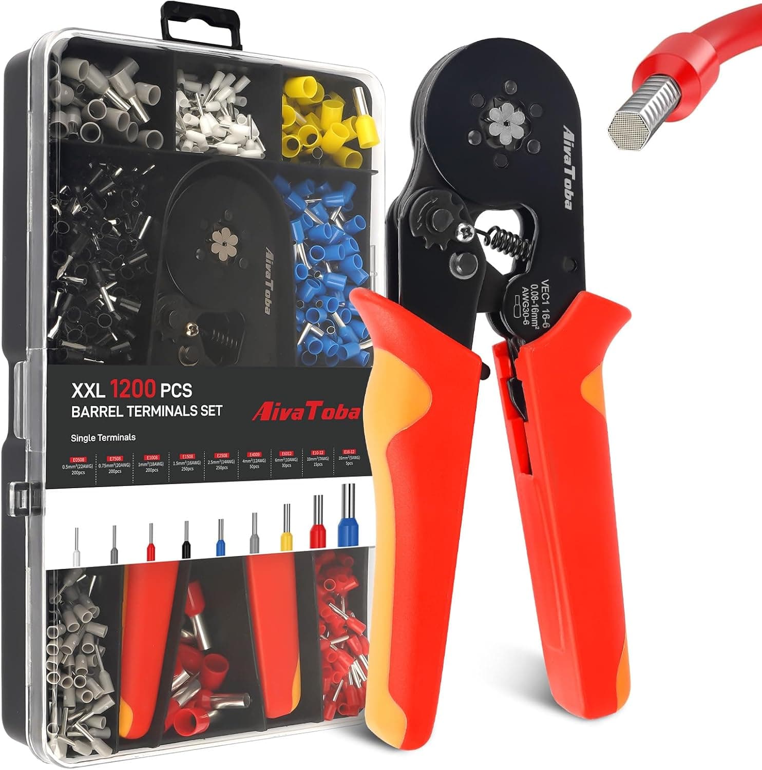 Self Adjustable Ferrule Crimping Tool Kit 1250pcs 🛠️
