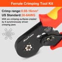 Thumbnail 3 de Self Adjustable Ferrule Crimping Tool Kit 1250pcs 🛠️