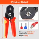 Thumbnail 4 de Self Adjustable Ferrule Crimping Tool Kit 1250pcs 🛠️