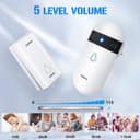 Thumbnail 2 de Self-Powered Wireless Doorbell with 52 Chimes 📮