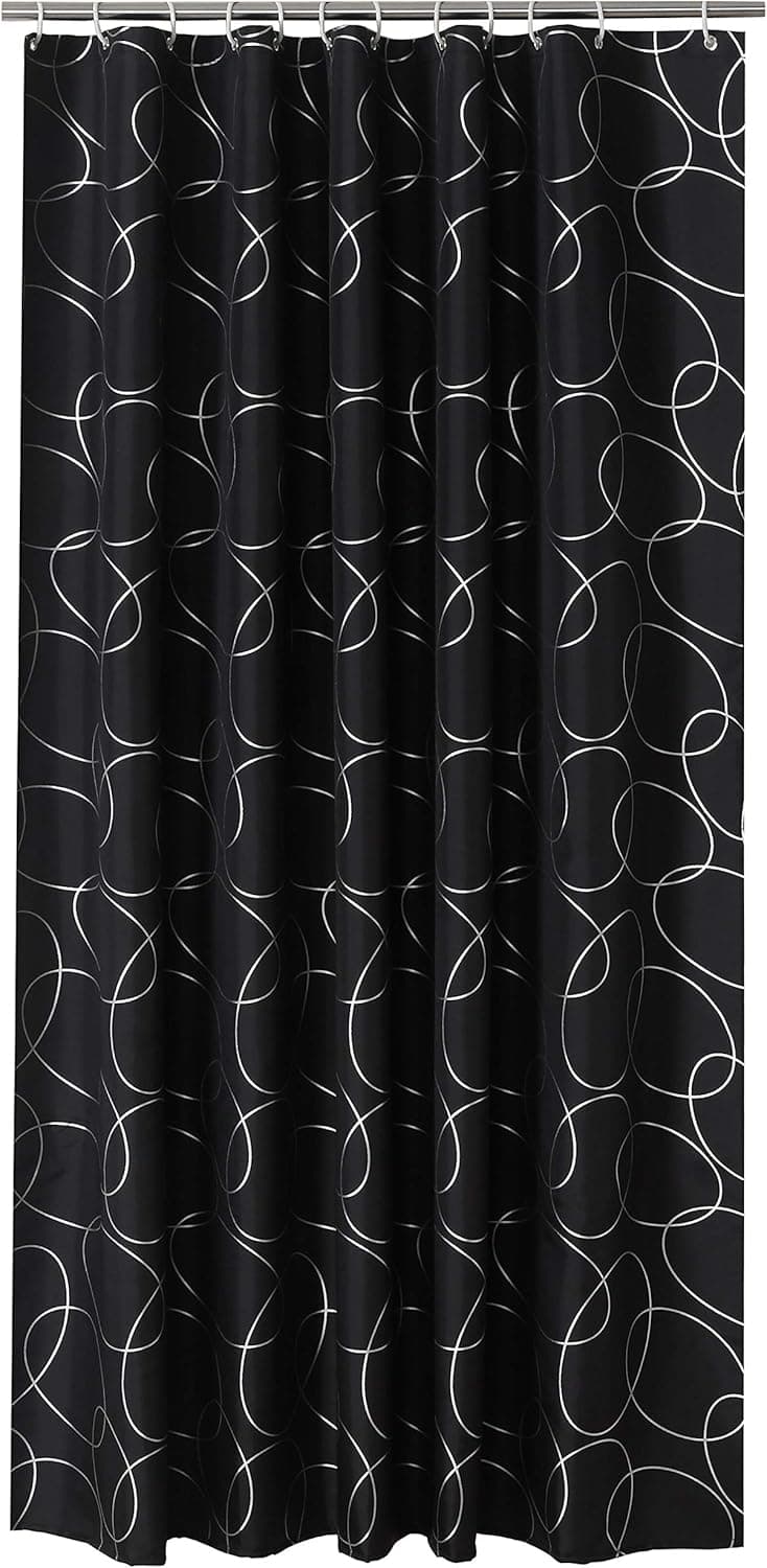 Sfoothome Polyester Shower Curtain 90×180 cm 🚿