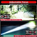 Thumbnail 3 de Shadowhawk 24H Runtime Torch 500000 lumen 🔦