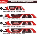 Thumbnail 1 de SHALL Reciprocating Saw Blades 34pc kit for wood, metal and plastic 🪚