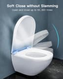 Thumbnail 3 de D Shape Soft Close Toilet Seat 1 — toilet seat 🚽