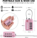 Thumbnail 3 de SharkByte TSA Approved 4-dial suitcase locks 4-pack 🔒