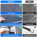 Thumbnail 5 de SHEEFLY 195 x 120 cm windscreen cover for snow ❄️🚗