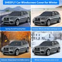Thumbnail 6 de SHEEFLY 195 x 120 cm windscreen cover for snow ❄️🚗