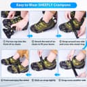 Thumbnail 3 de SHEEFLY Ice Grips with 12 steel studs ❄️