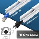Thumbnail 1 de shinfly 15mm x 9mm cable trunking kit 0.4m (6-pack) 📺