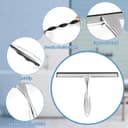Thumbnail 3 de Shower Squeegee 10 Inch Stainless Steel Window Cleaner 🧼