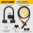 Thumbnail 1 de SIGTUNA Bicycle Lock for Road and E‑Bikes 🚲