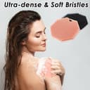 Thumbnail 5 de Silicone Body Scrubber 2-pack with anti-slip handle 🛁