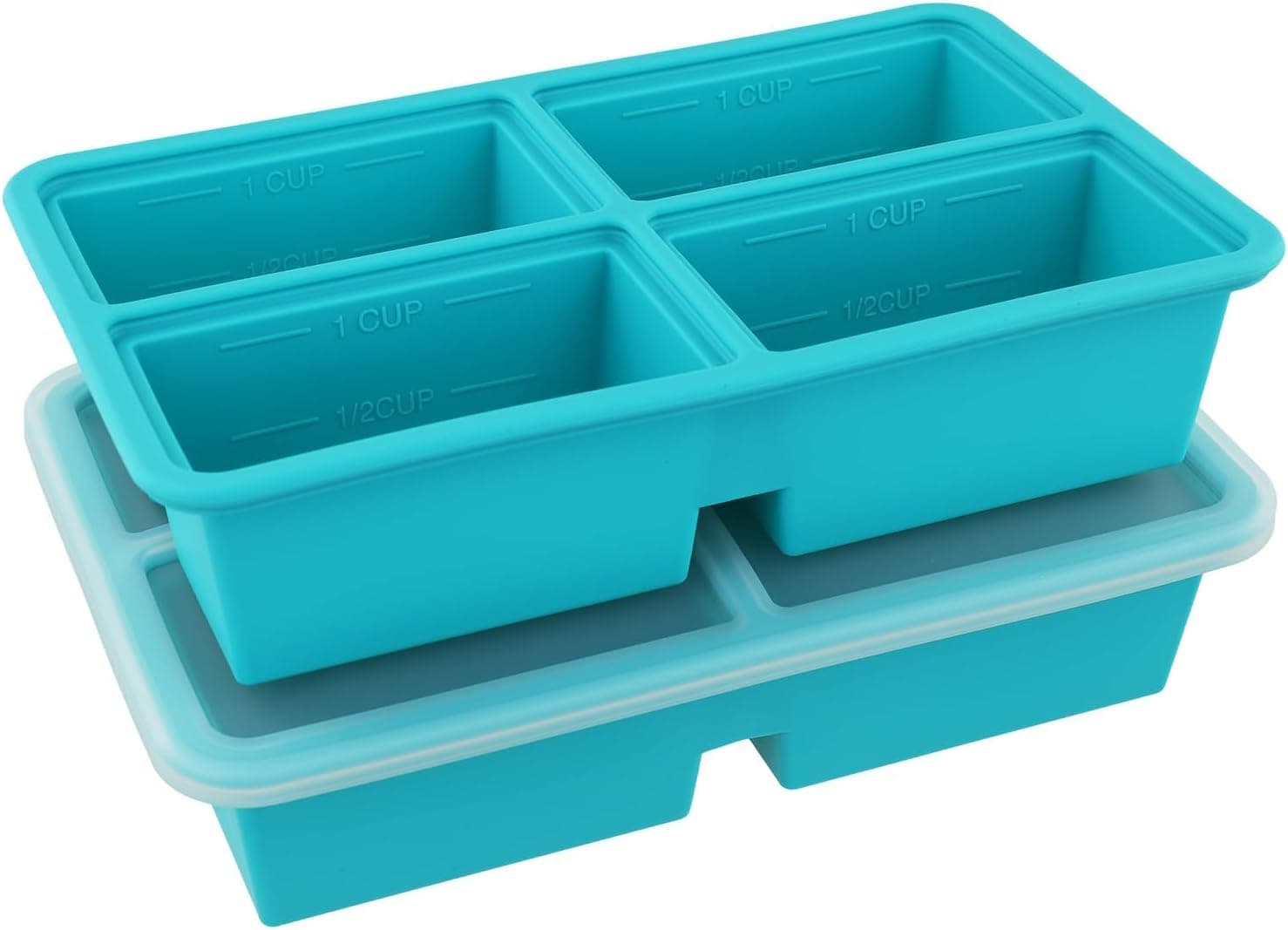 Silicone Cube Soup Freezer Mould 4-compartment 🧊