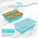 Thumbnail 1 de Silicone Cube Soup Freezer Mould 4-compartment 🧊