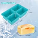 Thumbnail 6 de Silicone Cube Soup Freezer Mould 4-compartment 🧊