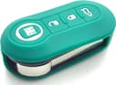 Thumbnail 1 de Silicone Key Fob Protective Case for Fiat 500 (Dark Mint) 🔑